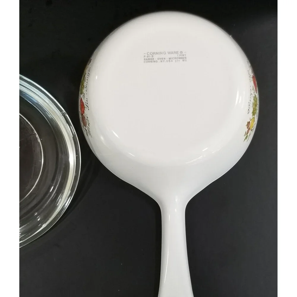 CorningWare Spice of Life La Sauge P‑81‑B 1 Pint Casserole Dish Vintage